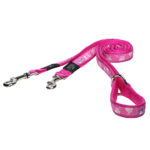 rogz Hund Leine 'Armed Response' PinkPaw XL