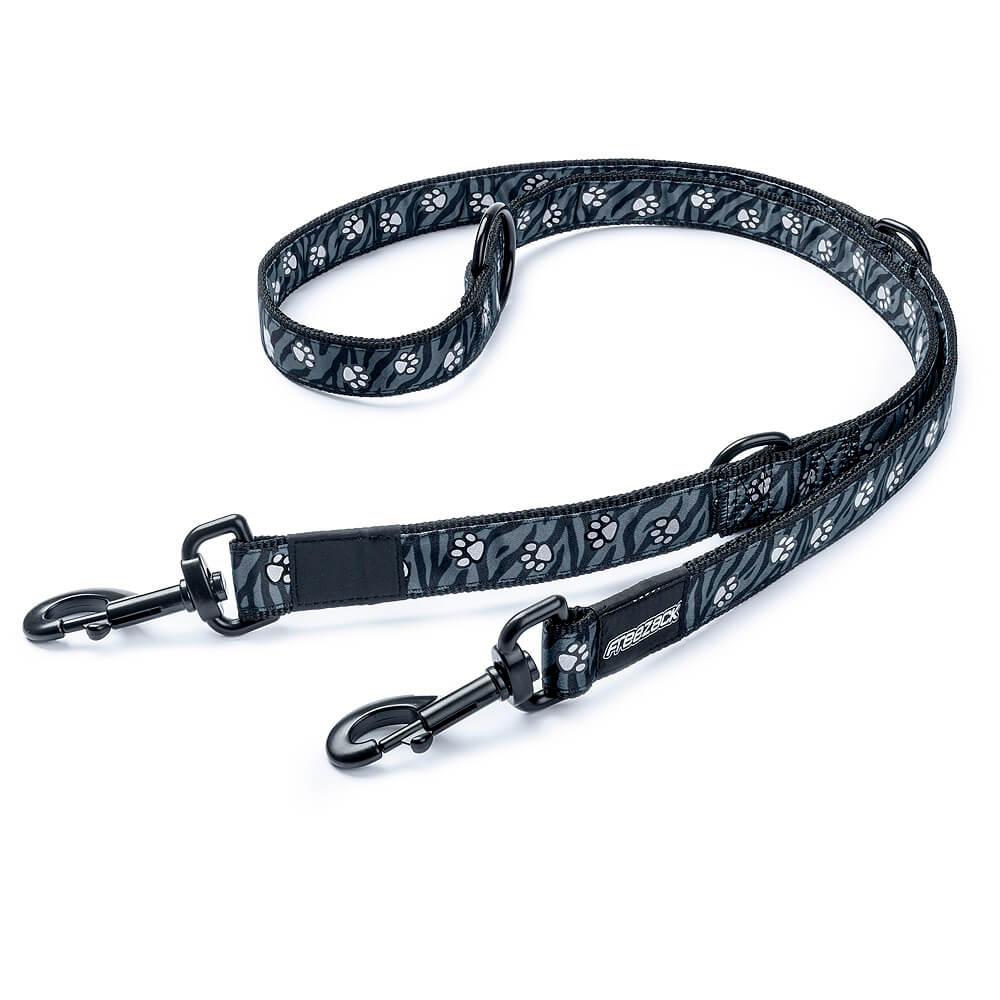 file Freezack Hund Doppelführleine 'Alba Reflective' grau S – Bild 1