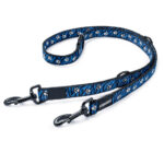 Freezack Hund Doppelführleine 'Alba Reflective' blau S