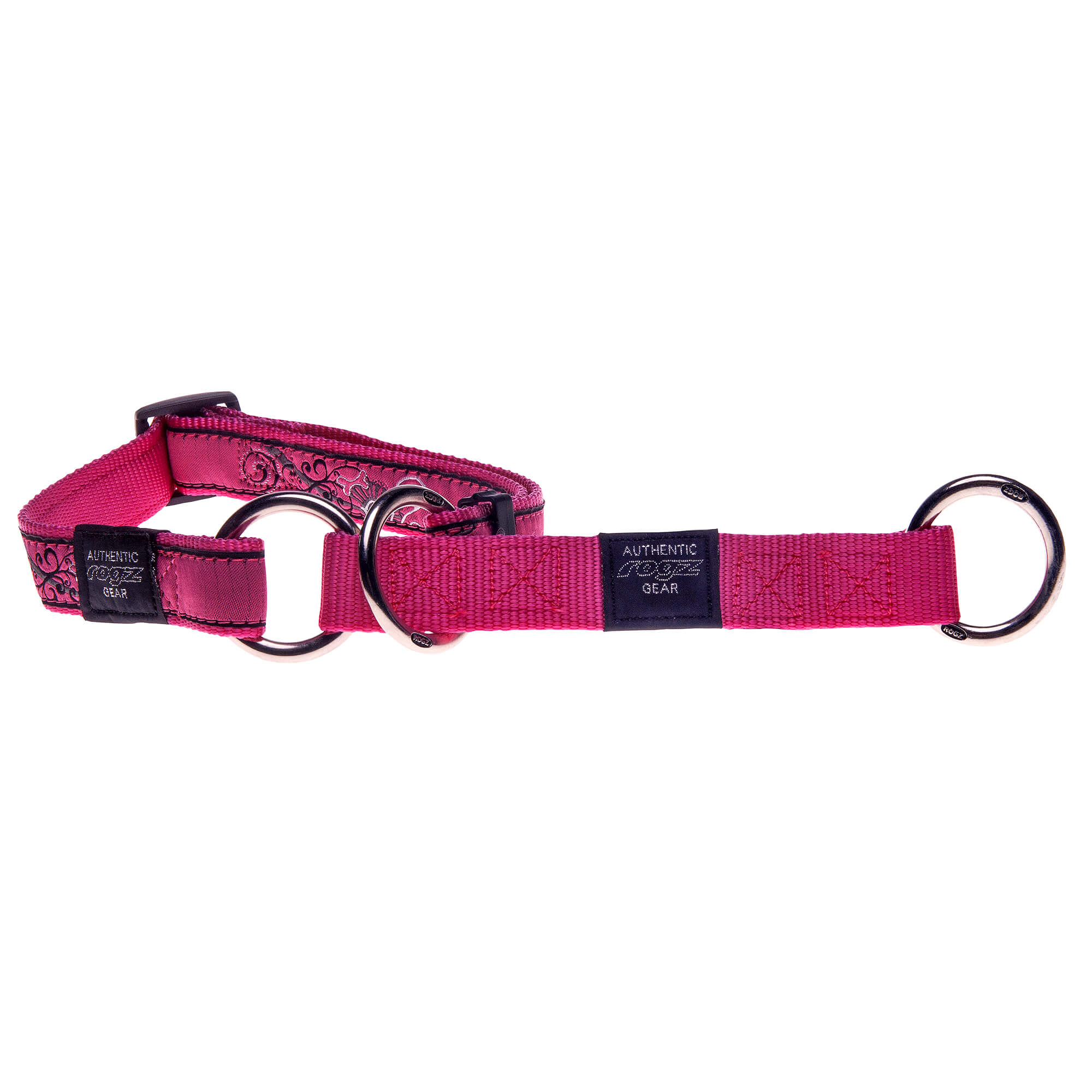 file rogz Hund Stop-Halsband 'Armed Response' PinkBone XL – Bild 1