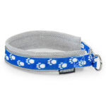 Freezack Hund Stop-Halsband 'Nordic' blau/weiss S