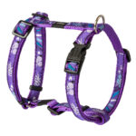 rogz Hund Geschirr 'Jelly Bean' PurpleForest S