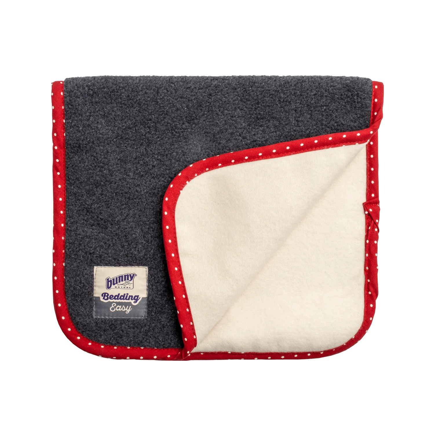 file bunny Nager Decke 'Mini' schwarz/rot – Bild 1