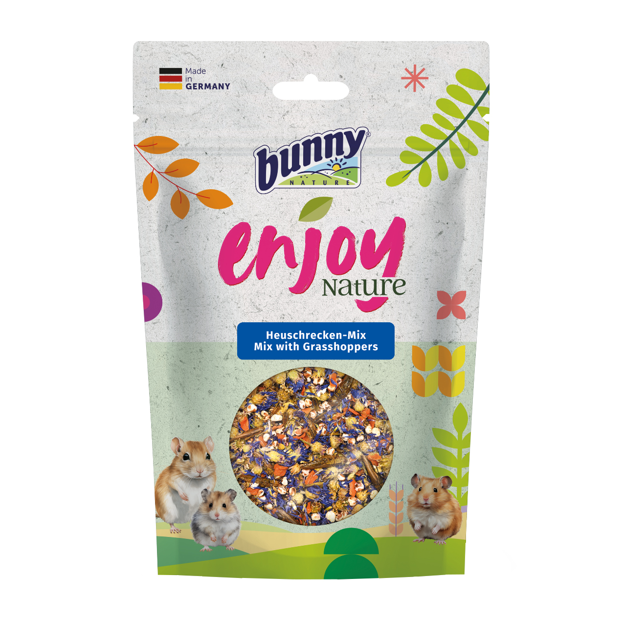 14413_mC_timothy - 147 bunny Nager Snack 'Enjoy Nature Mix' mit Heuschrecke – Bild 1