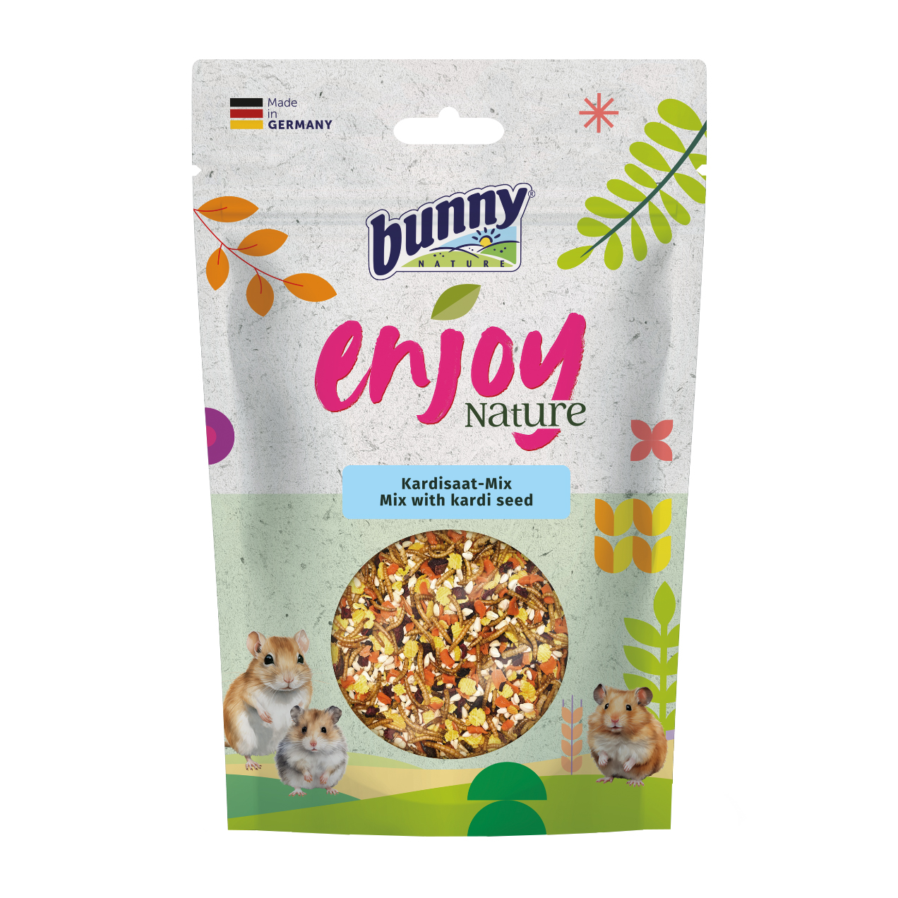 14413_mC_timothy - 145 bunny Nager Snack 'Enjoy Nature Mix' mit Kardisaat – Bild 1