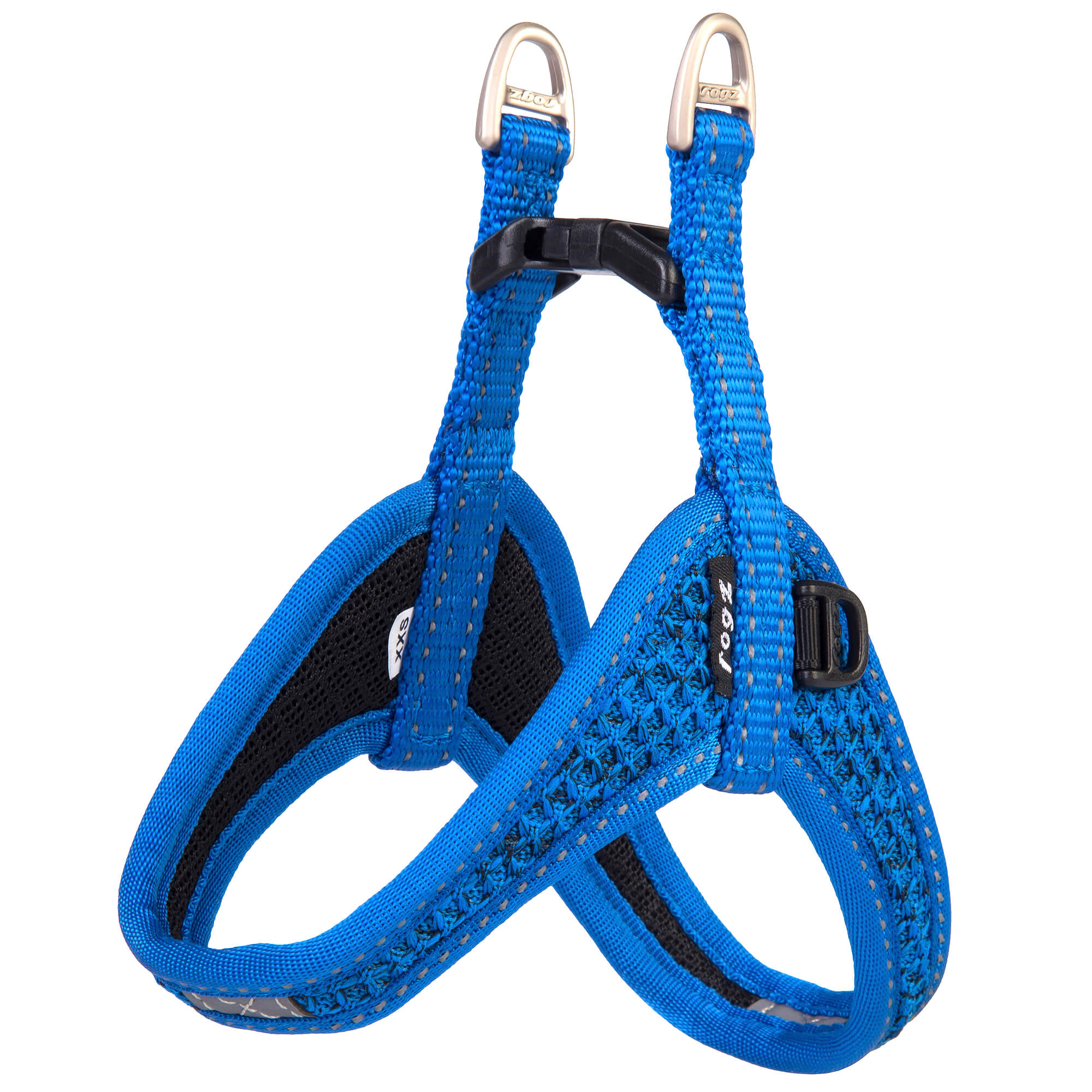 file rogz Hund Geschirr 'Fast-Fit' blau XXS – Bild 1
