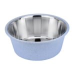 Freezack Hund Napf 'Natural Cutie' Bambus Blau