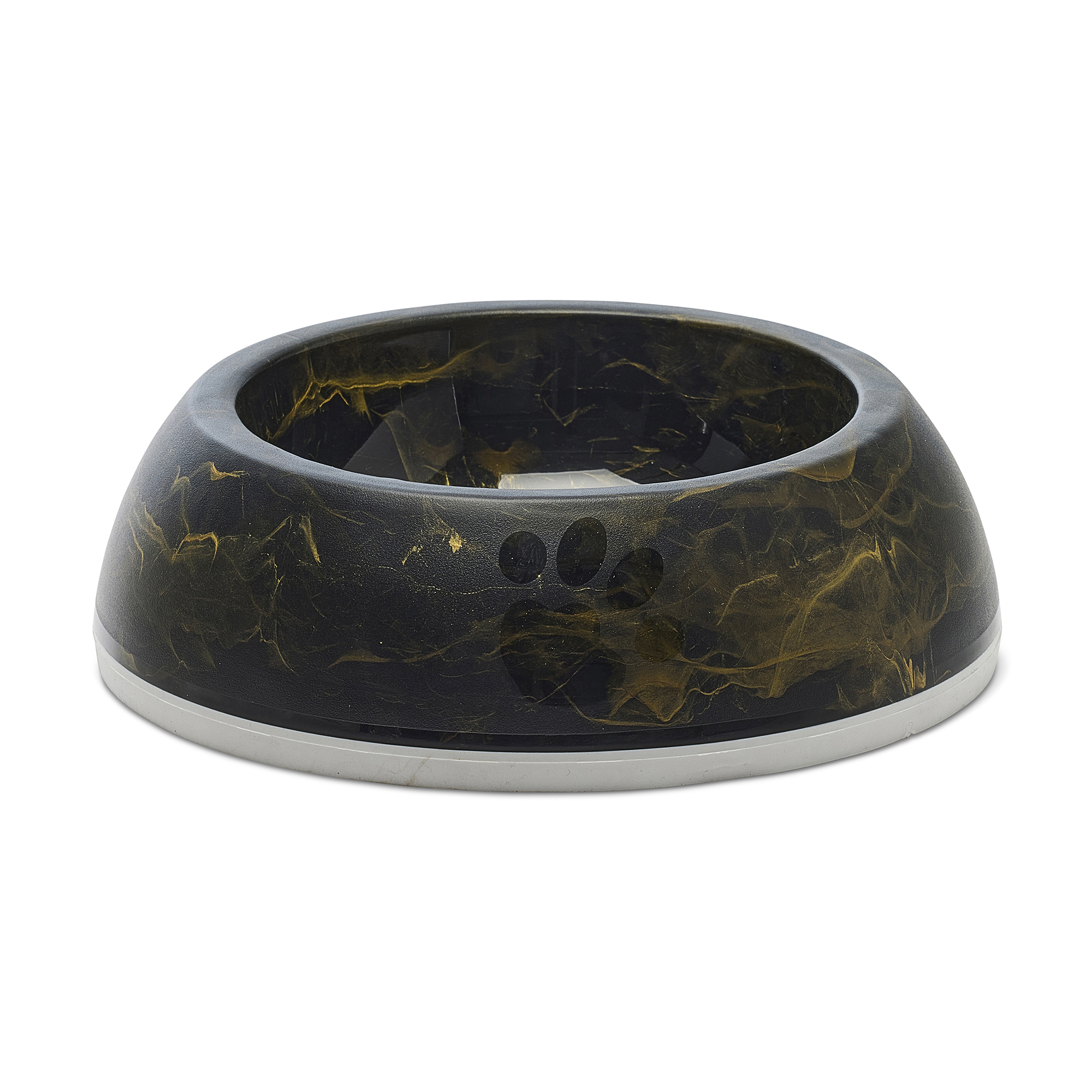 file Savic Hund Napf 'Delice Marble' schwarz-gold – Bild 1