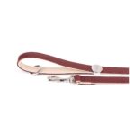 MyFamily Hund Leine 'Hermitage Vitello' Leder Bordeaux