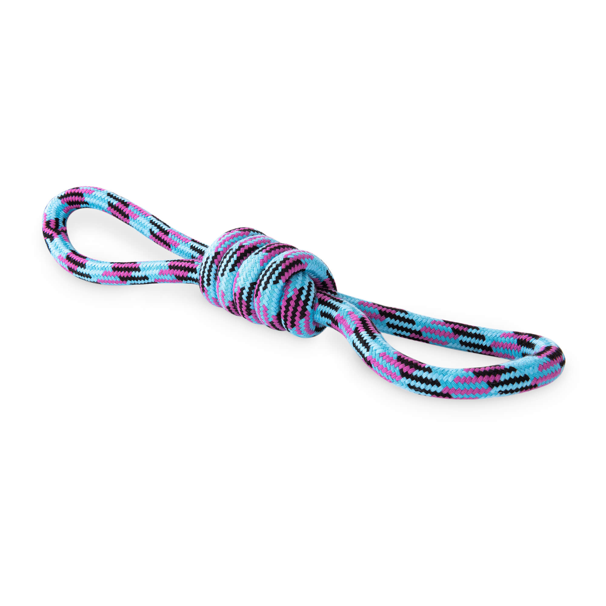 file Freezack Hund Spielzeug 'Rope Jack Double Handle' blau – Bild 1