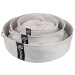 District 70 Hunde Bett 'LOUNGE' Grau 3er Set