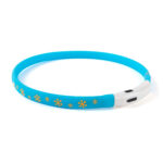 Freezack Hund Leuchtring 'Flash Ring' snow blau