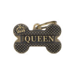MyFamily Hund ID Tag 'Big Bone Bronx QUEEN' Messing L