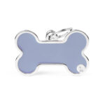 MyFamily Hund ID Tag 'Bone' Lila L