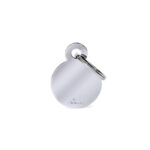 MyFamily Hund ID Tag 'Round Chromed Brass' S