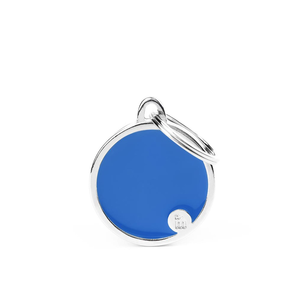 file MyFamily Hund ID Tag 'Circle' blau M – Bild 1