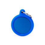 MyFamily Hund ID Tag 'Blue Circle Alu' blau