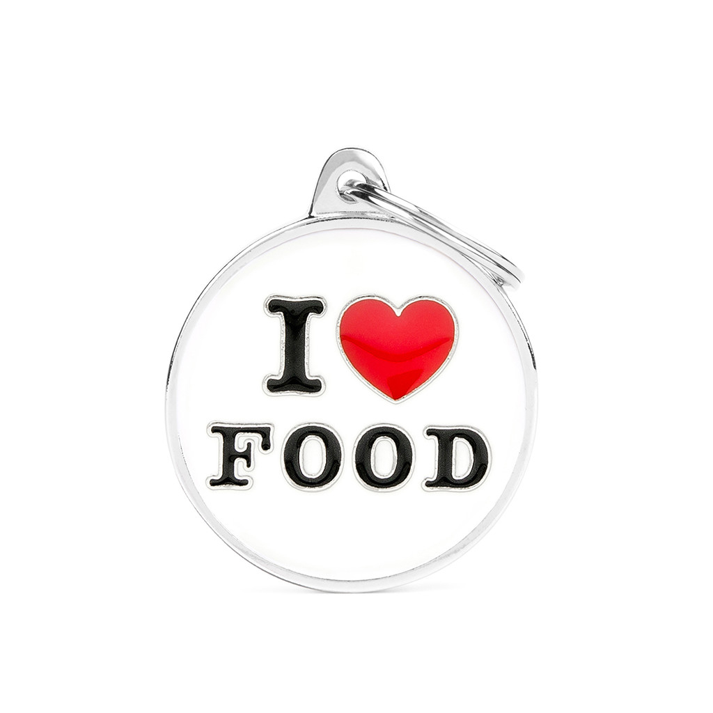 file MyFamily Hund ID Tag 'I Love Food' – Bild 1