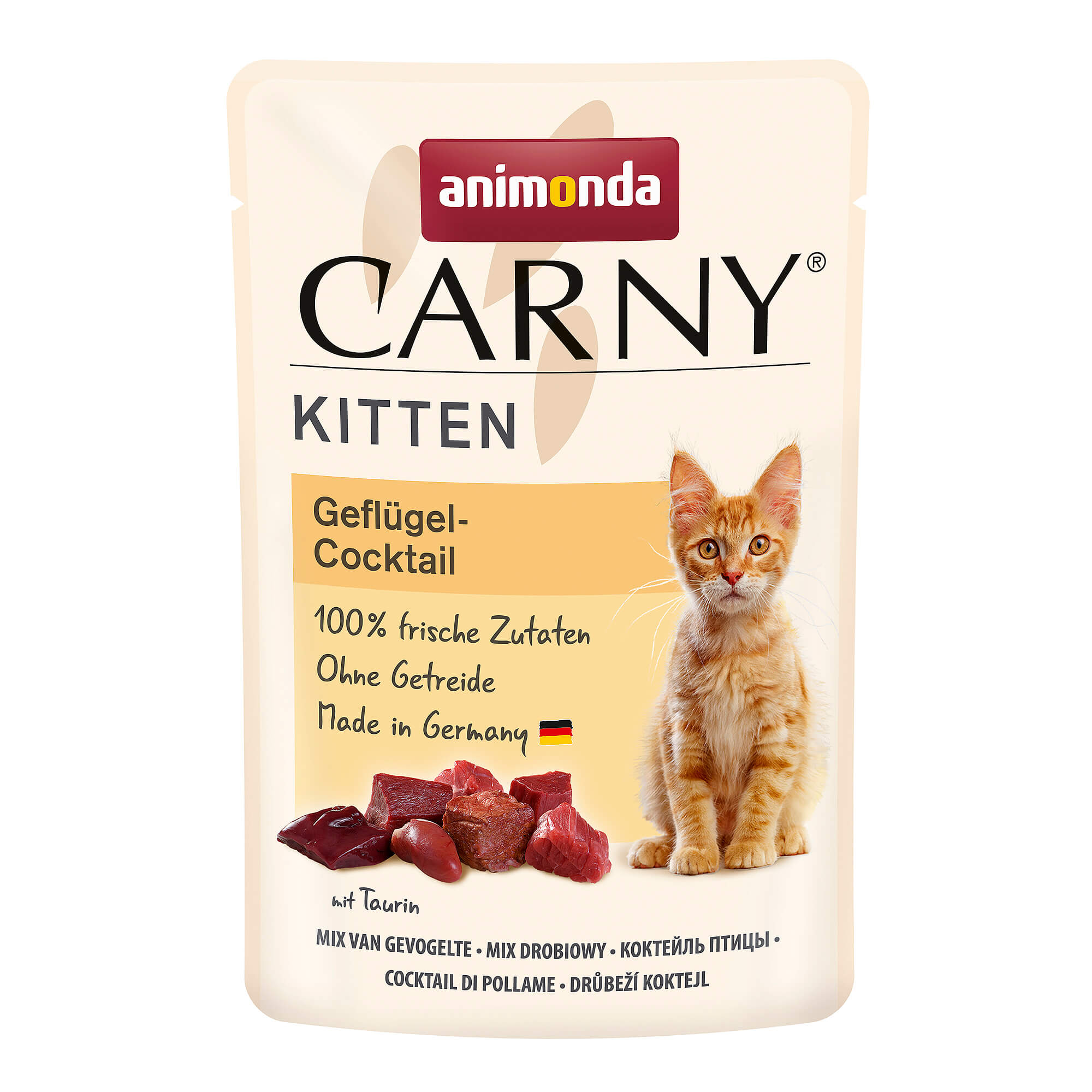 file Carny Katze Nassfutter 'Kitten' Geflügelcocktail – Bild 1