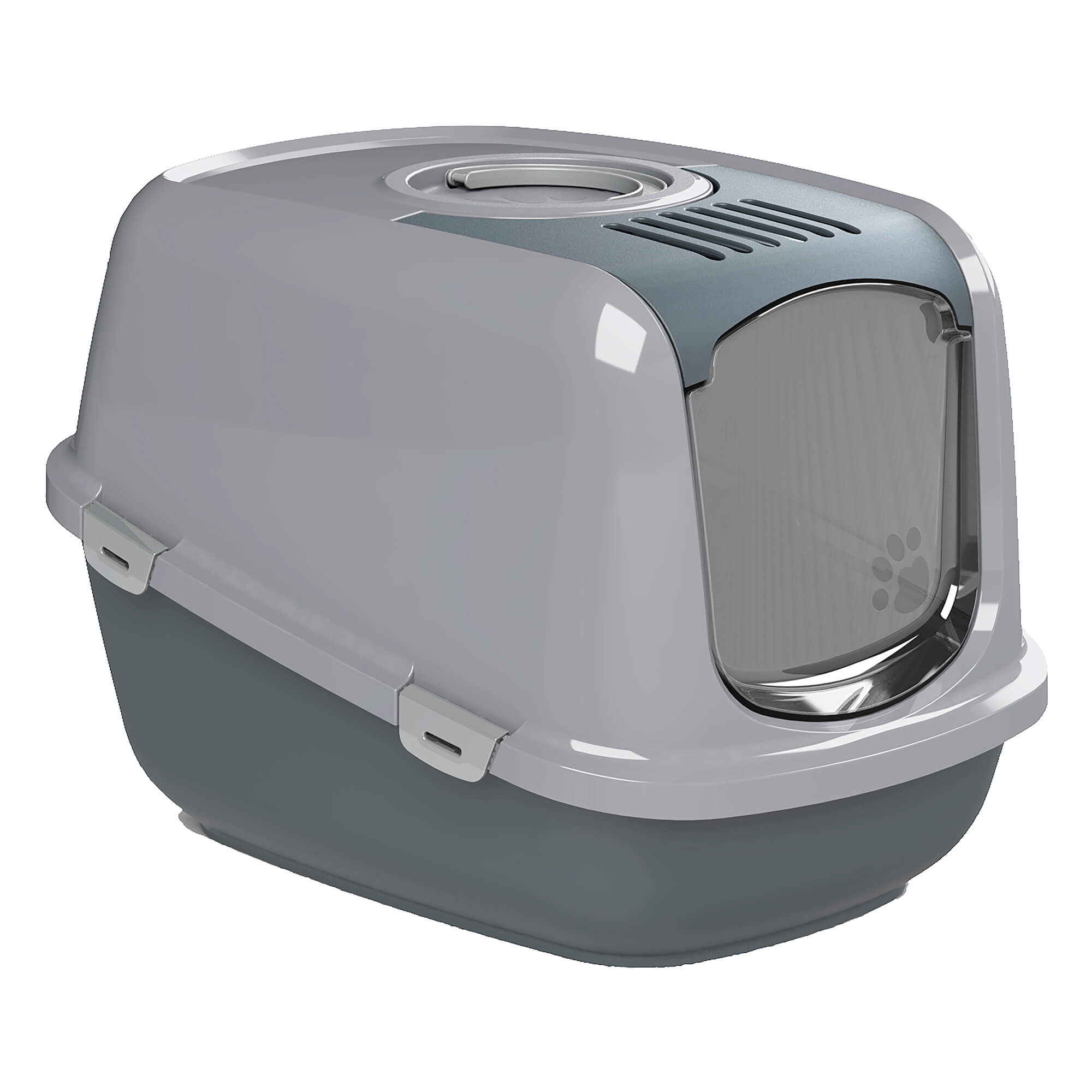 file Chatnelle Katze Toilette 'EcoDome' grau – Bild 1