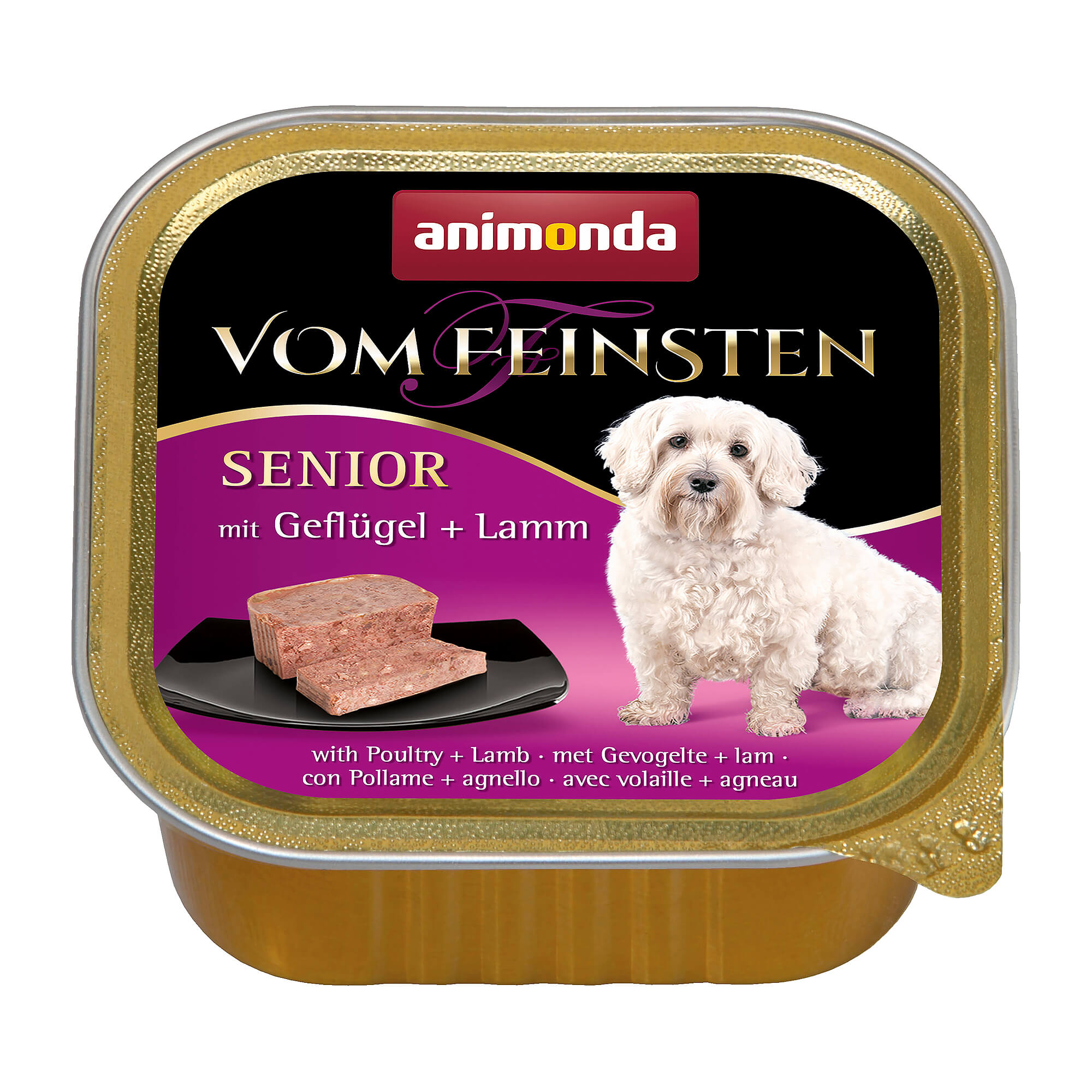 file animonda Hund Nassfutter 'VF Senior' Geflügel/Lamm – Bild 1
