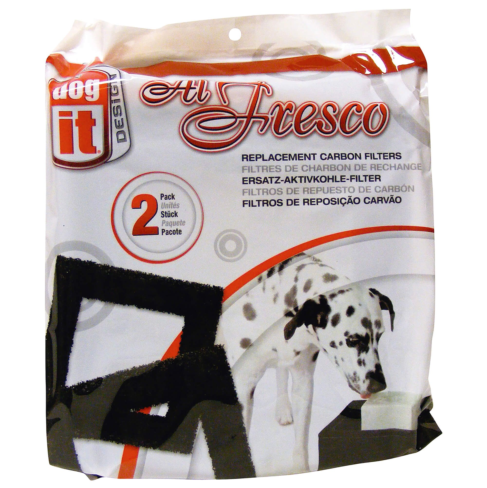 file Dogit Hund Trinkbrunnen Carbon Patrone 'Al Fresco' – Bild 1