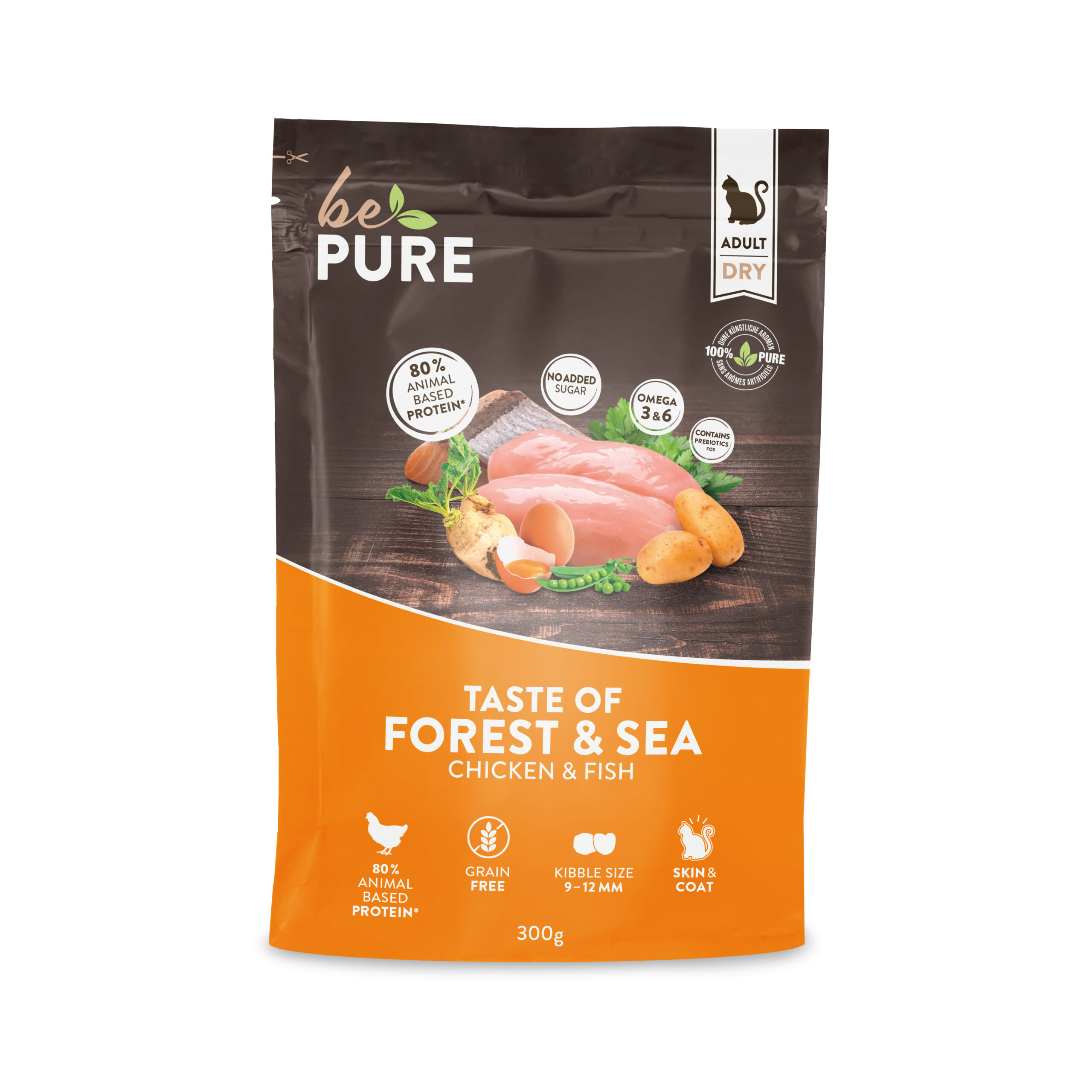 file bePure Katze Trockenfutter 'Adult' Huhn/Fisch – Bild 1
